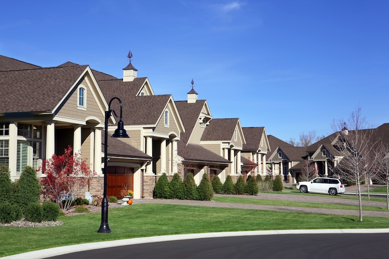 Townhome housing development in Niagara